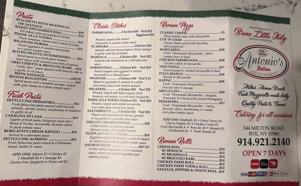 Antonio's Italian Deli & Market Menu image 1