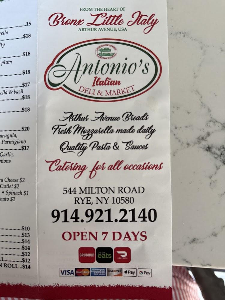 Antonio's Italian Deli & Market Menu image 3